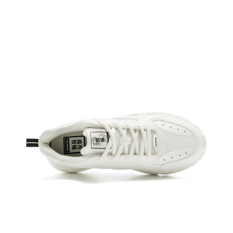 QIAODAN Anti Slip And Wear Resistant Lightweight Low Top Casual Shoes Women's Ivory Black-3