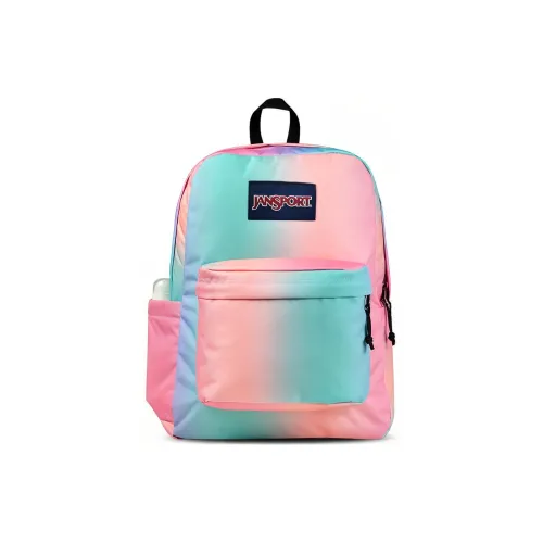 JanSport Polyester Backpack Medium Size Women
s Multicolor