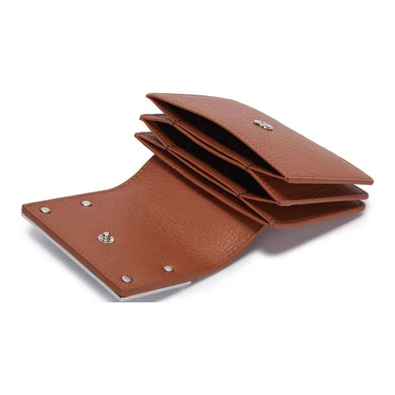 MATIN KIM Cow Leather Wallet Women's Brown-2