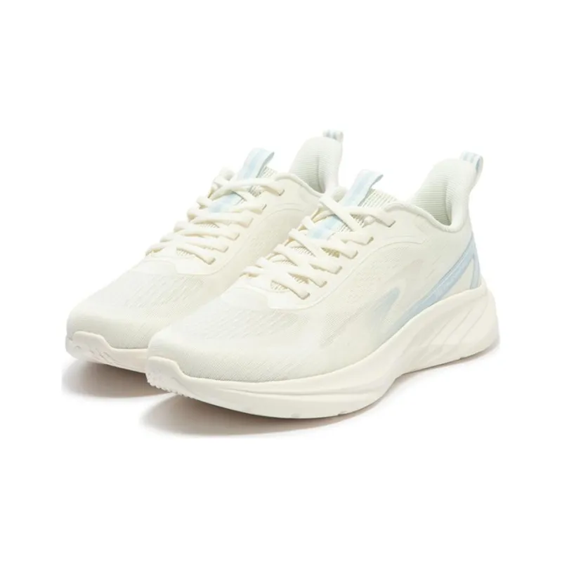 361° Cushioning Wear-Resistant Low-Top Running Shoes Men's White Blue-2