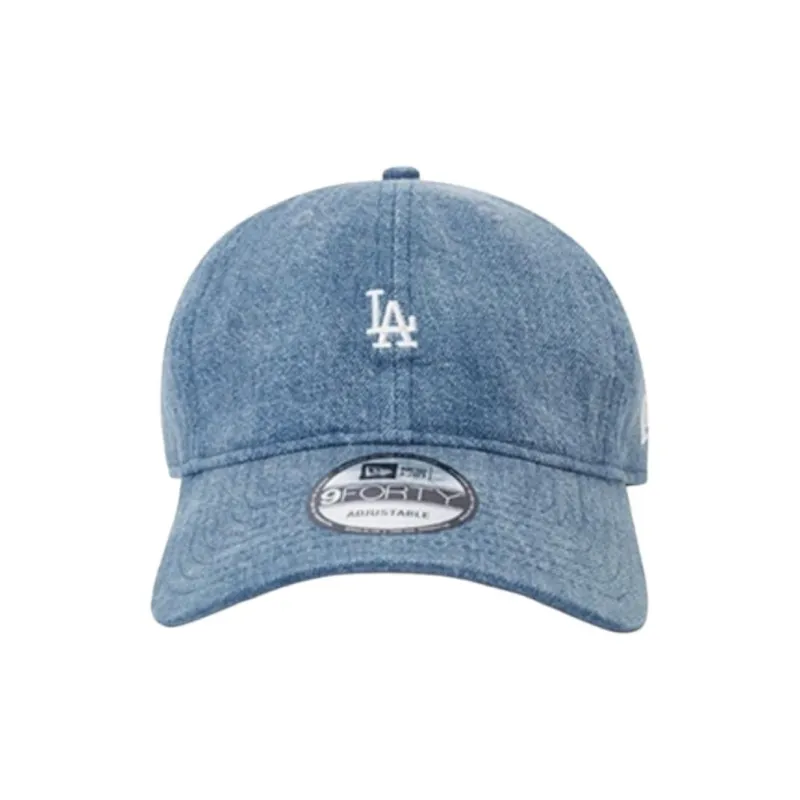 New Era Cotton Baseball Caps Unisex Blue-1