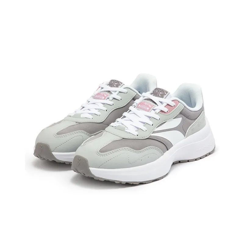 361° Anti Slip Wear Resistant Low Top Casual Shoes Women's Photon Gray-2