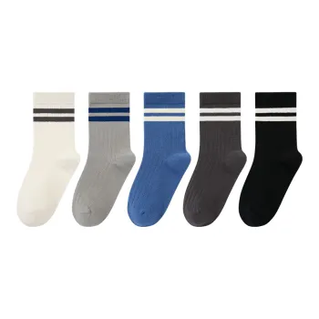 BIOSERICA ERA Mid-Calf Socks Unisex 5 Pack