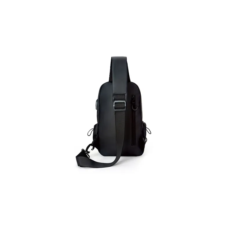 ROSEROOEN Oxford Sling Bag, Shoulder Bag, Crossbody Bag Regular Men's Black-1