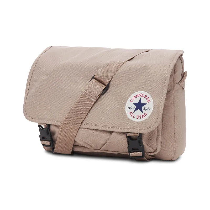 Converse Polyester Messenger Bag Shoulder Bag Crossbody Bag Regular Unisex Vintage Brown-2