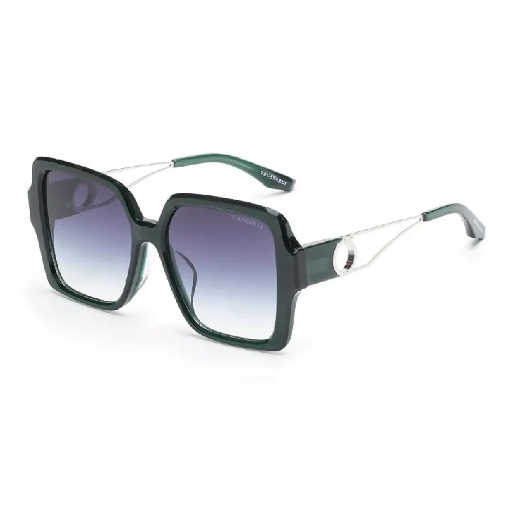 TRUSSARDI Plate And Metal Square Sunglasses Unisex-1
