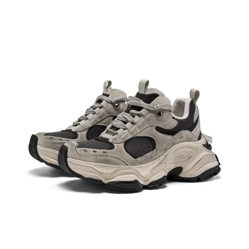 CHERYKALLY Wear-Resistant Coverage Low-Top Chunky Sneakers Women's-7
