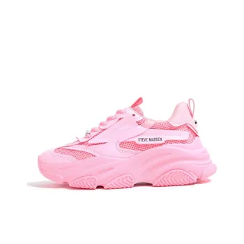 STEVE MADDEN Anti Slip Wear Resistant Low Top Chunky Sneakers Women's Pink