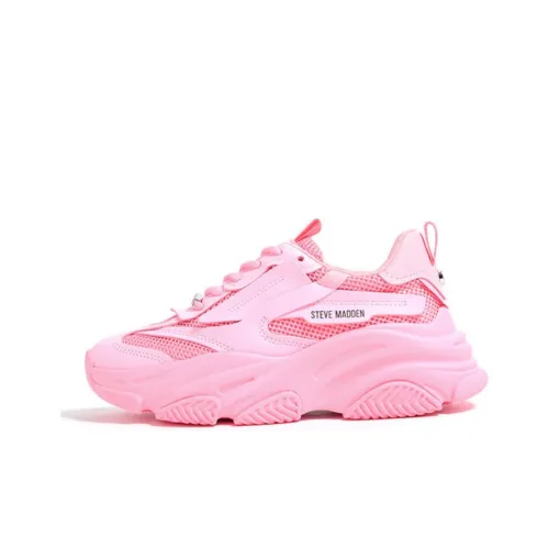 STEVE MADDEN Chunky Sneakers Women's Low-Top Pink