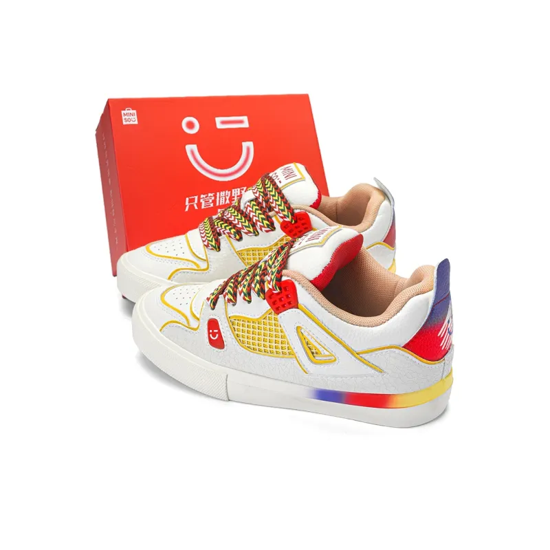 MINISO Skateboard Shoes Unisex Neon Yellow-6