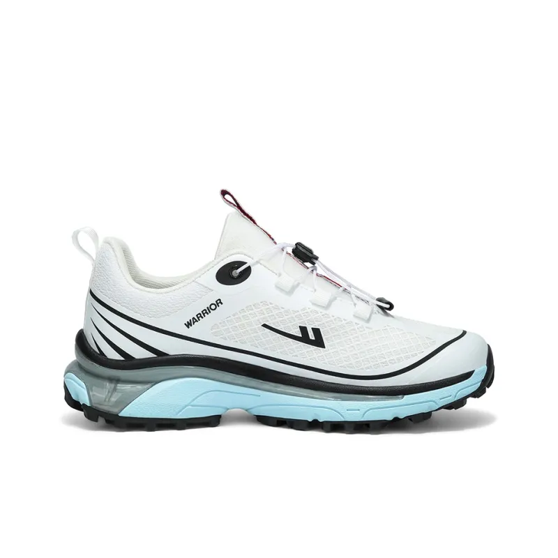 Warrior Durable Breathable Low Top Outdoor Shoes Men's White-3
