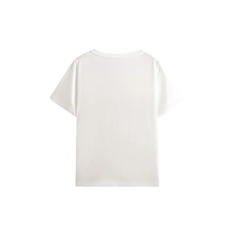 Famanxuan T Shirt Women's White-1