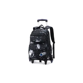 Natural Fish Nylon Pull Handle Backpack Regular Men's Black Gray Starry Sky/Deep Blue Starry Sky/Black Blue/Blue