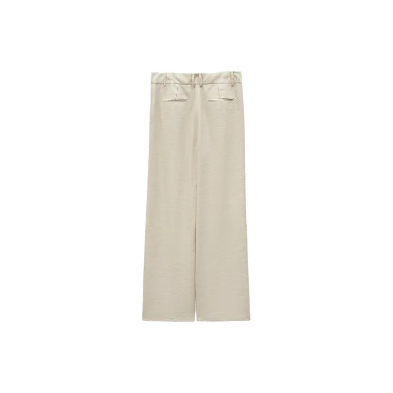 INSUN Suit Trousers Women's Light Khaki-1