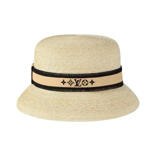 LOUIS VUITTON Lv Straw Bucket Hat