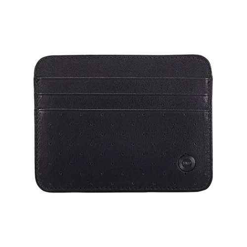 BVP Cow Leather Speeding Certificate Bag Card Holder Regular Men's Black