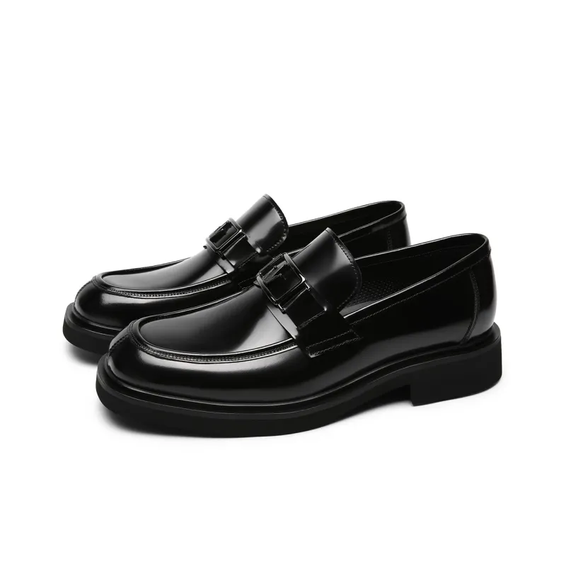 CROWN Loafers Men's Black One Yard Larger-2