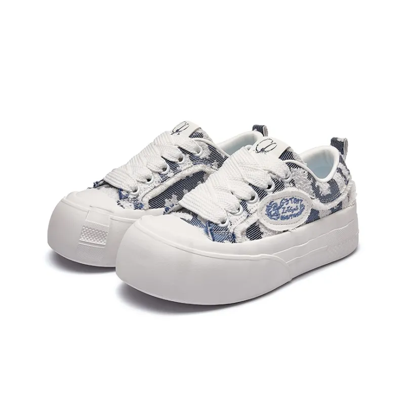La Chapelle Height Increasing Breathable Low-Top Canvas Shoes Women's-25