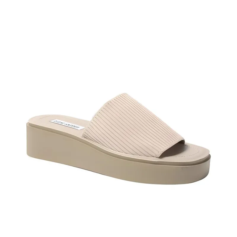 STEVE MADDEN Quiet Slip-Resistant Slide Slippers Women's Beige-3