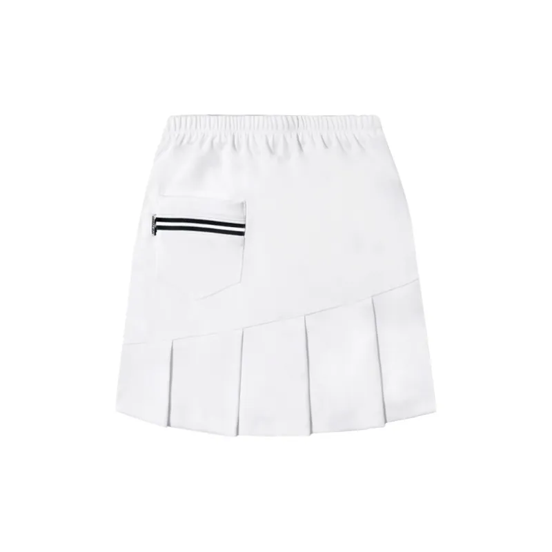 CORALIAN Casual Short Skirts Women's White-1