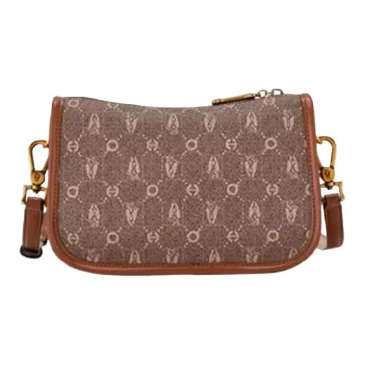 Hush Puppies X TALKINGTOM Collaboration PVC Shoulder Bag, Handbag, Shoulder Bag Women's Khaki-2