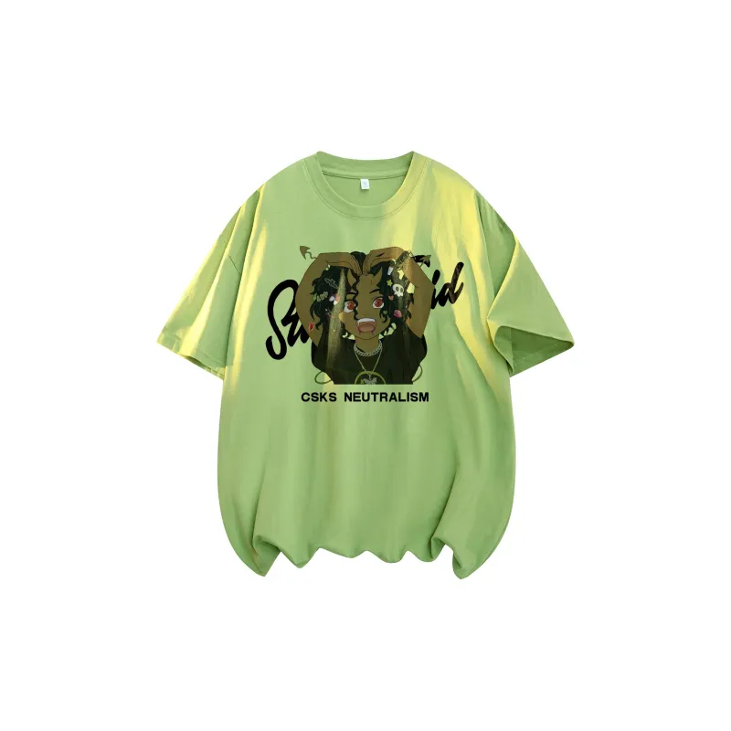 CSKS Drop Shoulder Sleeve T-Shirt Unisex-48