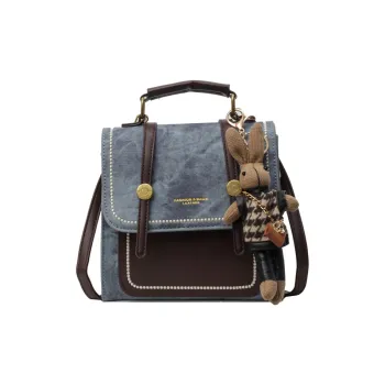 Bywhich PU Backpack Regular Women's Blue/Black Tea/Ecru/Pink