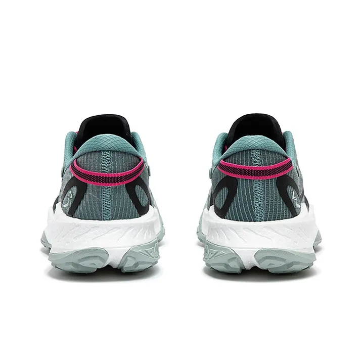 361° Cushioning Wear Resistant Low Top Running Shoes Men's Cyan Black-3