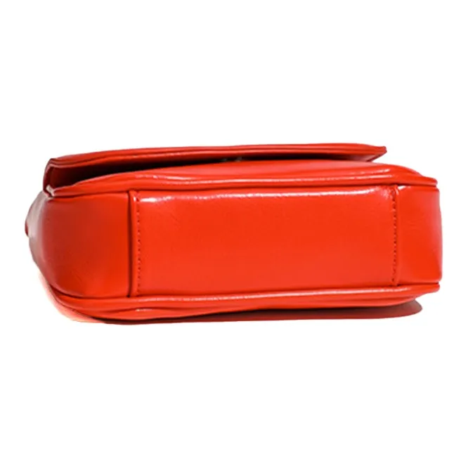 HAWA Artificial Leather Shoulder Bag Crossbody Bag Small Square Bag Regular Women's Red/Black/Silver/White-7