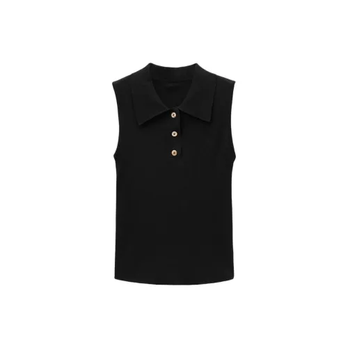 INSUN Tank Tops Women's Black