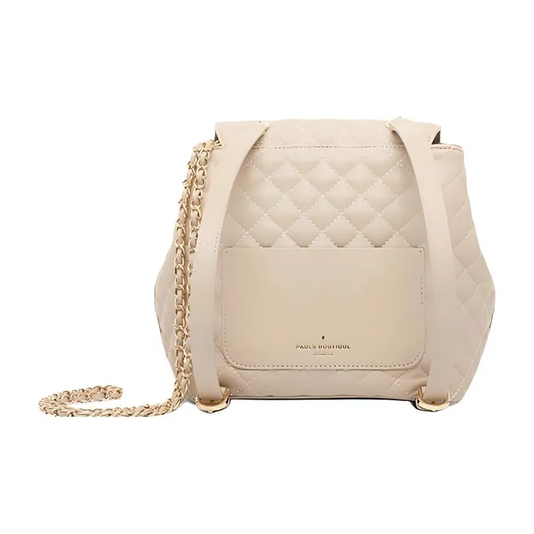 PAULS BOUTIQUE Artificial Leather Backpack Women's Taupe-2