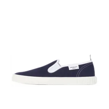 THOM BROWNE· TB Low Top Canvas Shoes Men's Dark Blue