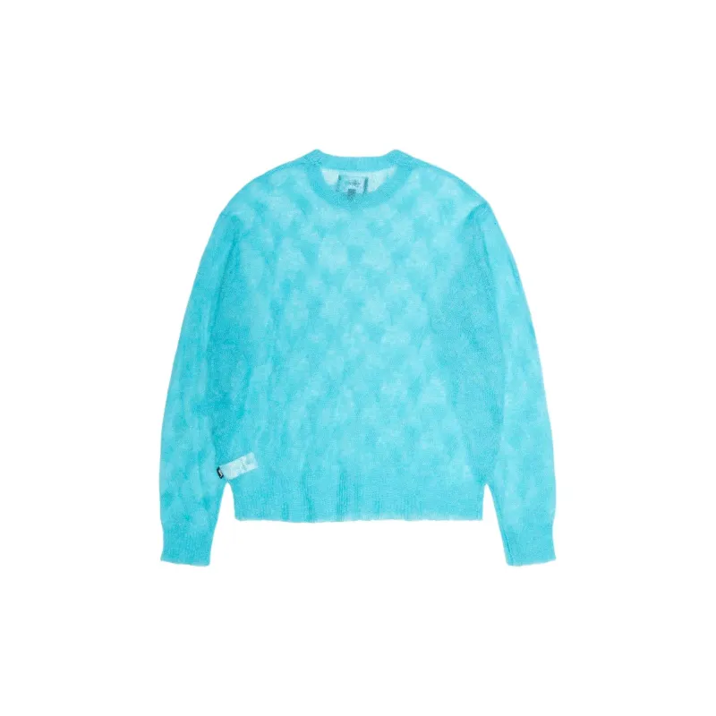 Stussy Loose Knit Cross Cable Sweater-7