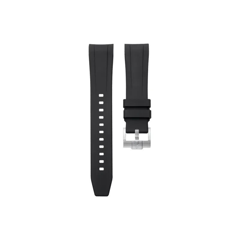 VAGENARI Rubber Strap Compatibility With Rolex New Arrival Ditan 126500 Pin Buckle Watch Band Unisex-0