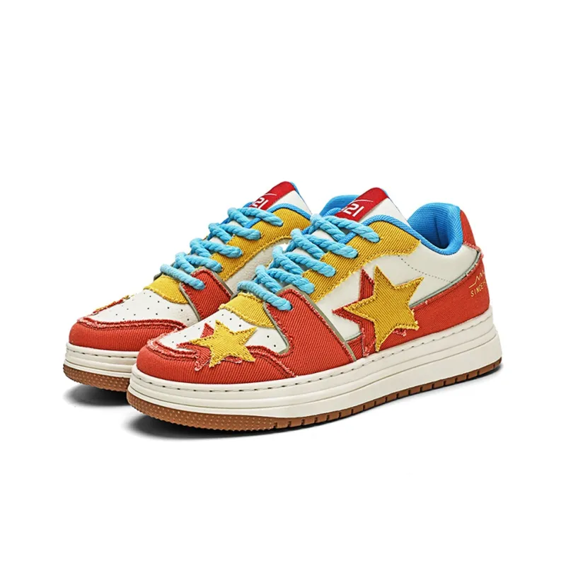DOUBLE STAR 88 Coverage Wear-Resistant Low-Top Skateboard Shoes Unisex-20