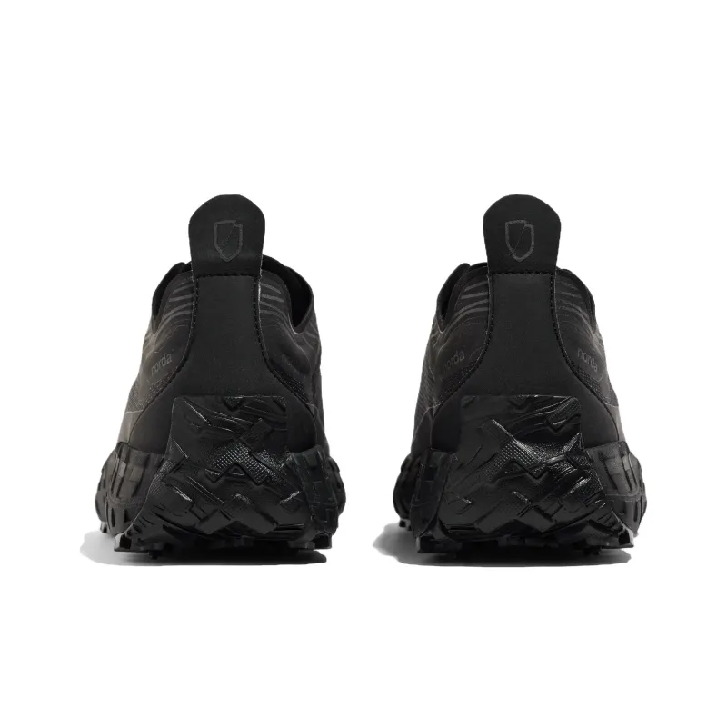 NORDA 001 Anti Slip Wear Resistant Low Top Running Shoes Men's Black-2