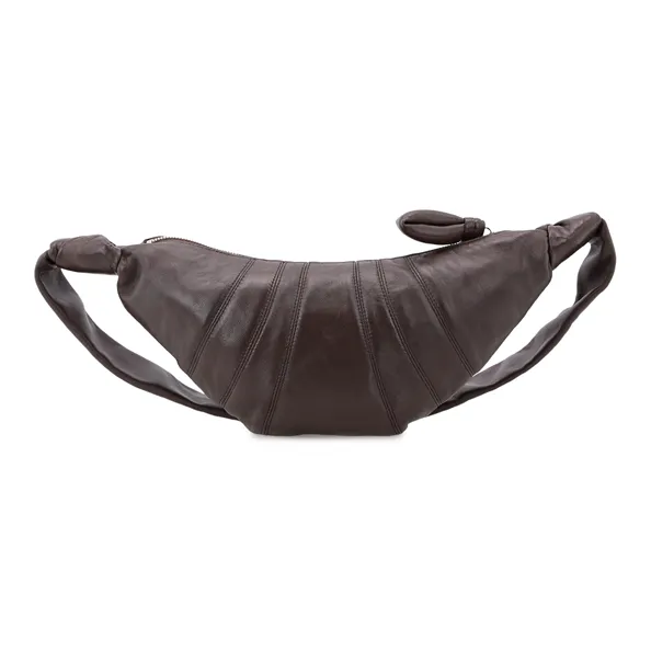 Lemaire Croissant Series Lambskin Croissant Bag Crossbody Bag Shoulder Bag Unisex Mountain Walnut Brown-4