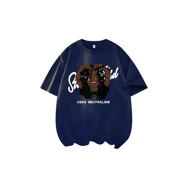 CSKS Drop Shoulder Sleeve T-Shirt Unisex-24