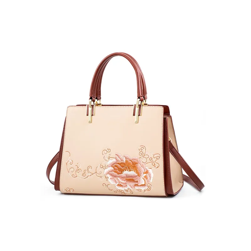 Vigno Synthetic Leather Handbag Regular Women's Red/Blue/Brown-1