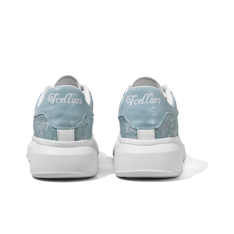 TCELLARS Slip Resistant Cushioning, Abrasion Resistant, Lightweight, Height Increasing Low Top Skateboard Shoes Unisex-3
