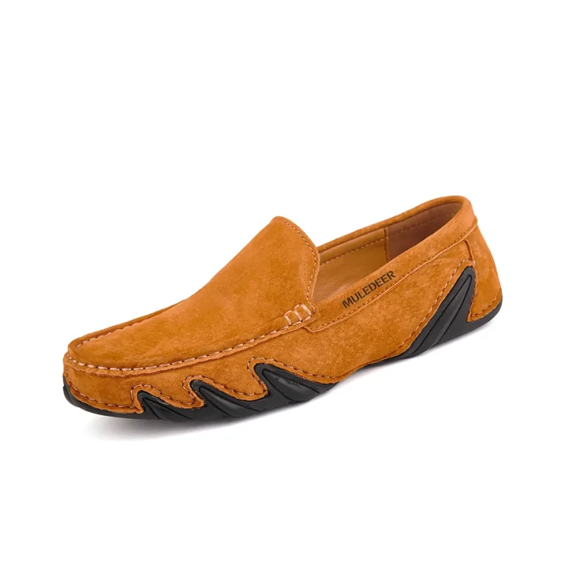 Black tailed Deer Gommino Loafers Men's-4