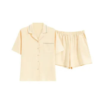GOSO Pajama Set Women's Yellow Shades