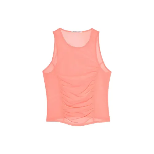 Victoria's Secret Tank Tops Women's Coral Crush/Peach