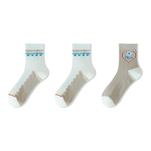 Chaosha Mid-Calf Socks Women's 3 Pack