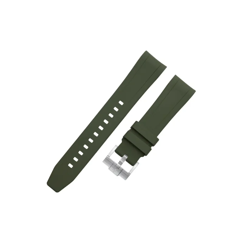VAGENARI Rubber Strap Compatibility With Rolex New Arrival Ditan 126500 Pin Buckle Watch Band Unisex-5