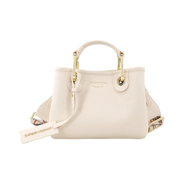 EMPORIO ARMANI Polyester Tote Bag, Shopping Bag, Shoulder Bag, Crossbody Bag, Handbag Mini Women's Nude-1