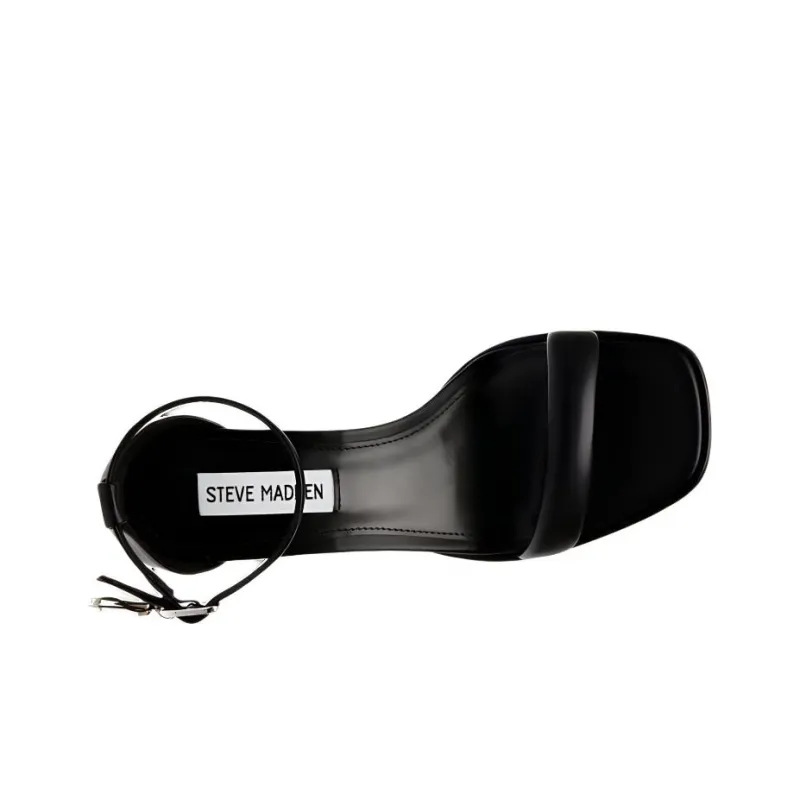 STEVE MADDEN Strap Sandals 7cm Women's Black-3