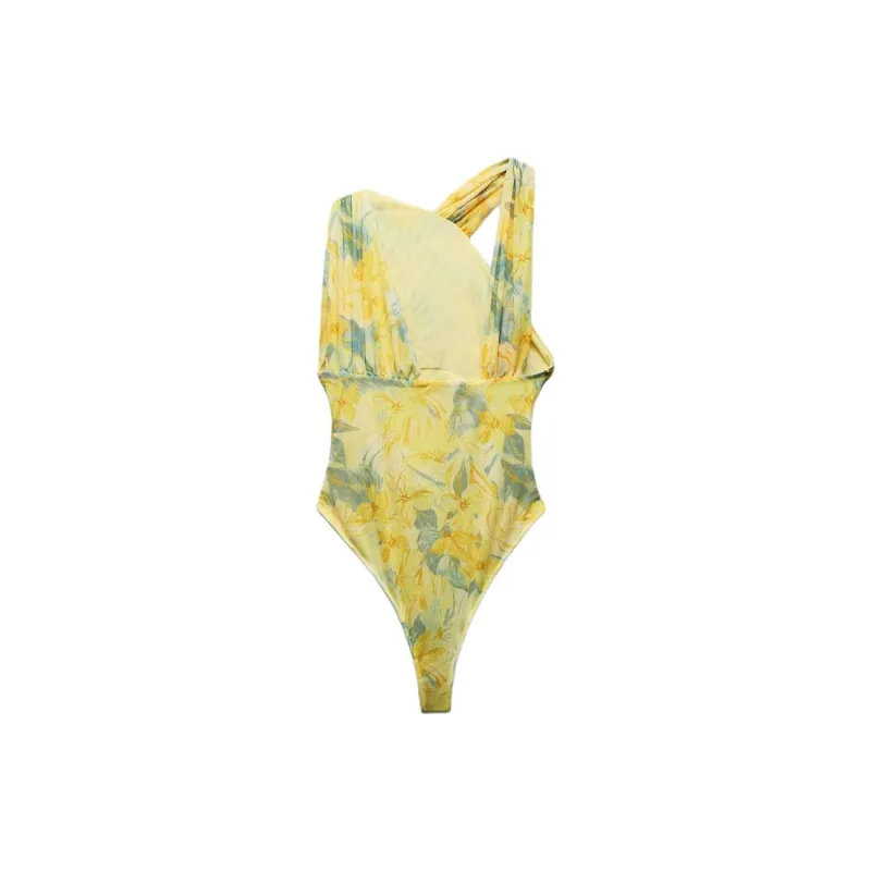 ZARA Bodysuits Women's Yellow-1