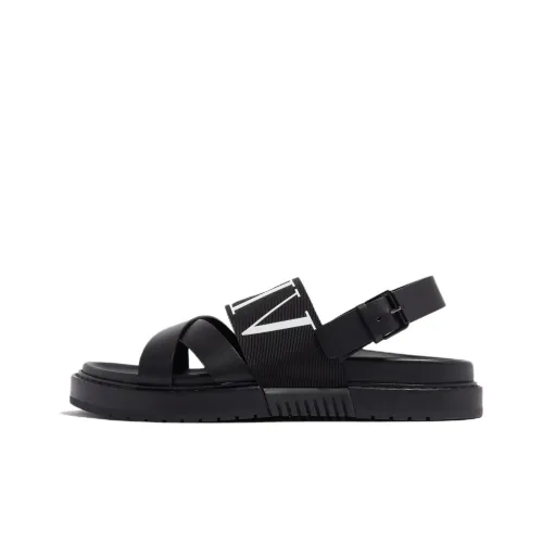 Valentino VLTN One Strap Sandals Men's Black