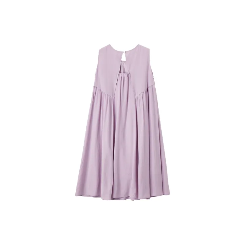 XIANGYING Sleeveless Dress Women's Purple-1
